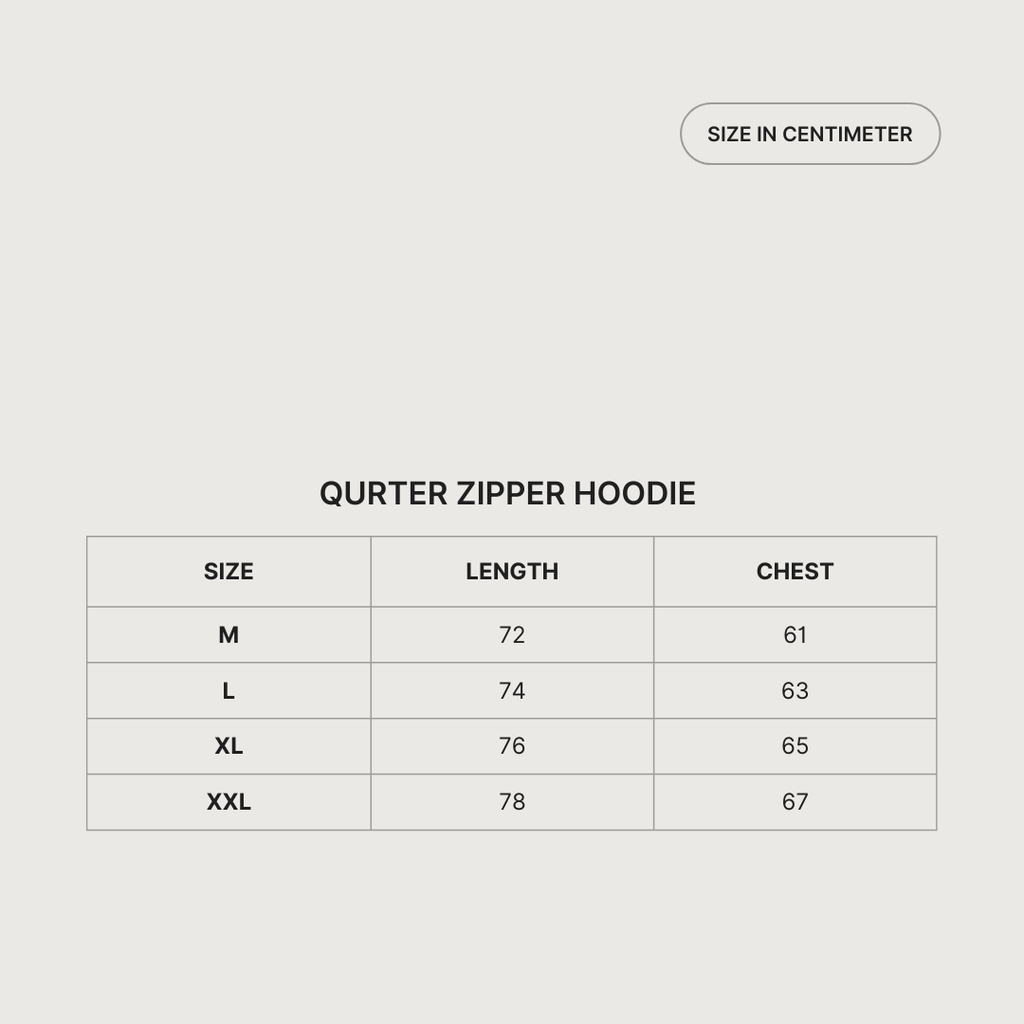 Gray Quarter Zipper Hoodie